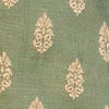 Bottle Green Kurta Set With Golden Motifs